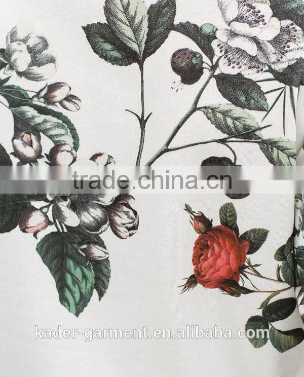 New Product for Mens Floral Sweatshirts Printing Sweatshirt For Men