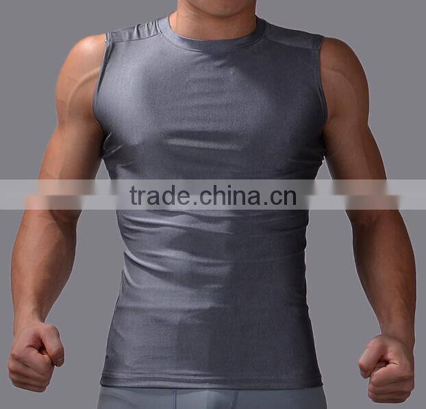 high quality brand new men's fitness t shirt, dri fit fabric