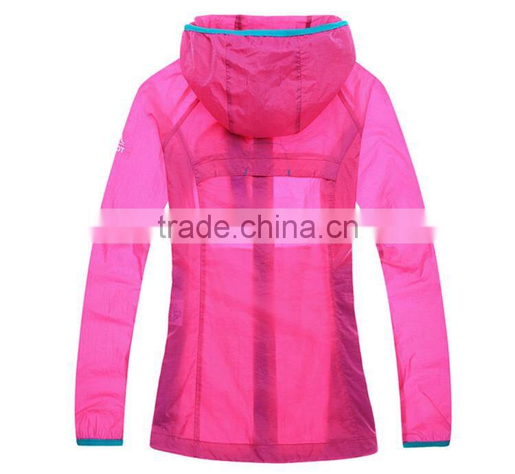 100% Nylon High quality waterproof summer jacket