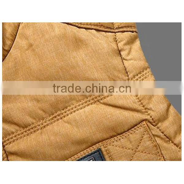 2015 Hot Selling Customized Outdoor Casual Men's Vest With Hoody,Winter Apparel