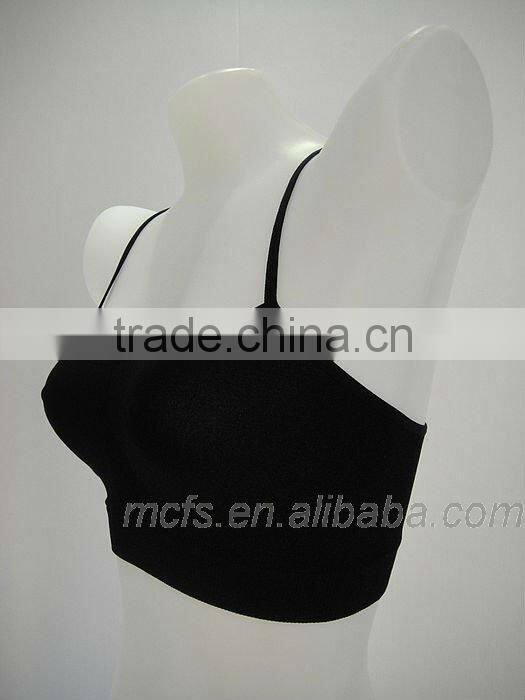 Plain tube bra ladies underwear girls fashion lingerie sexy women's seamless sport bra