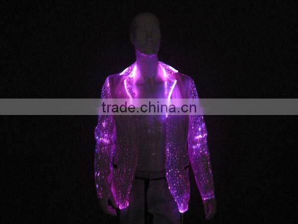 custom promotional dancing man led luminous jacket