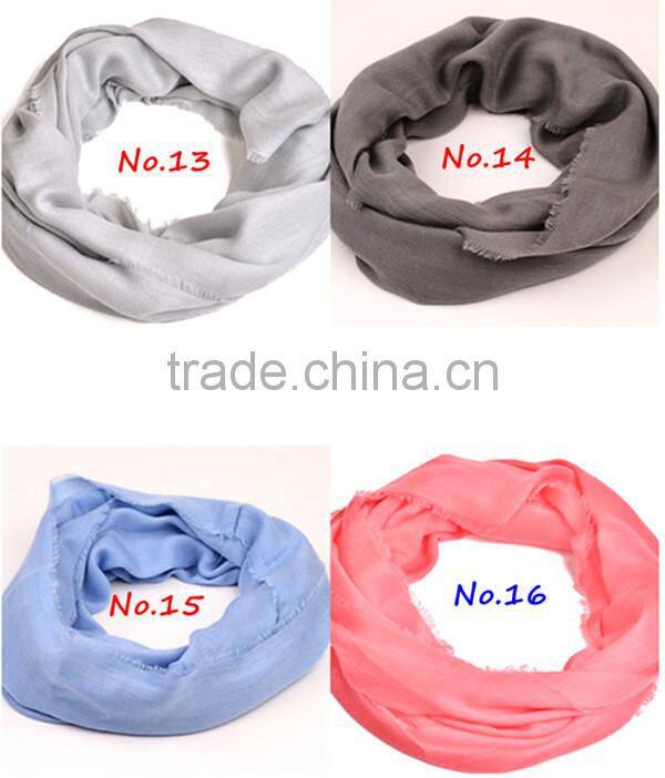 new design high quality 20color choice new solid acrylic material scarf women
