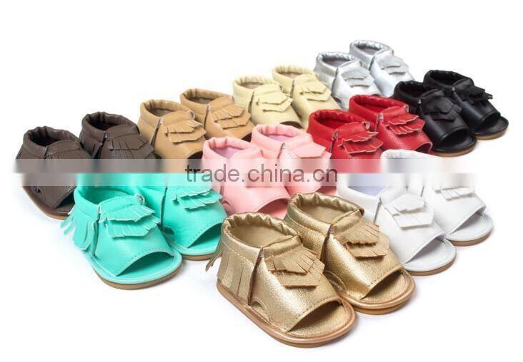 2017 baby sandals, fringed baby sandals