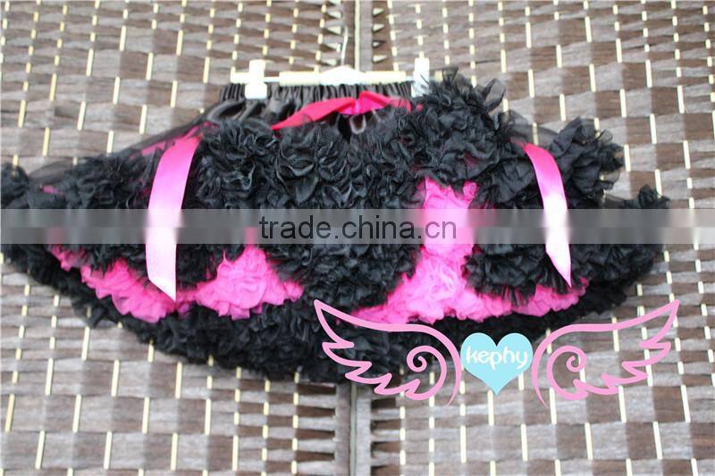 factory tutu dancewear two layers different colors pettiskirt