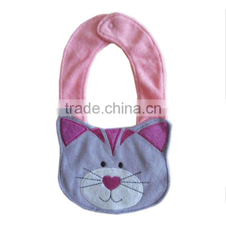 fancy cat baby apron bibs