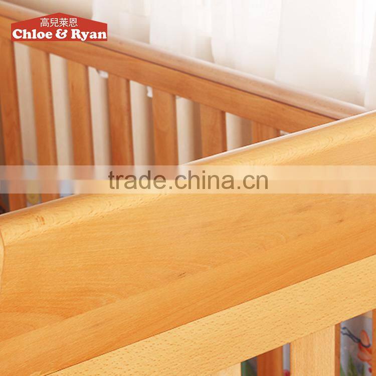 Safe& Eco-friendly Bamboo single baby bed ,baby cot/baby cribs