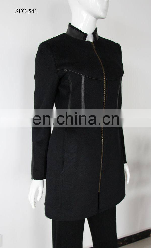 100% Ladies' Pure Cashmere Coat Classic Style