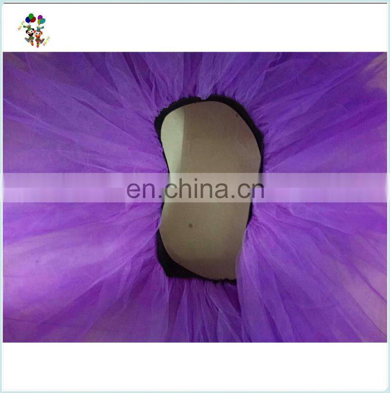 80s 4 Layers Funky Neon Colorful Ruffle Fairy Adult Sexy Tutu Dress HPC-0902