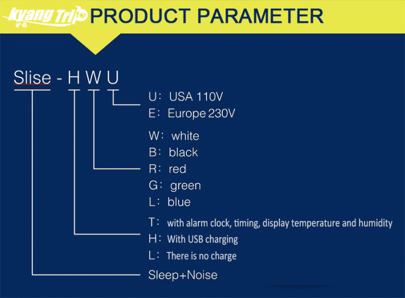 Portable mini white noise machine sleep sound machine for baby sleeping
