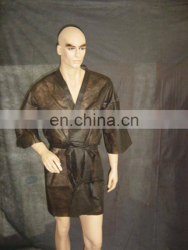 Nonwoven SMS PP surgical gown/kimono for SPA center