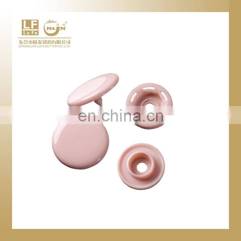 1010 pink plastic snap studs for baby clothes