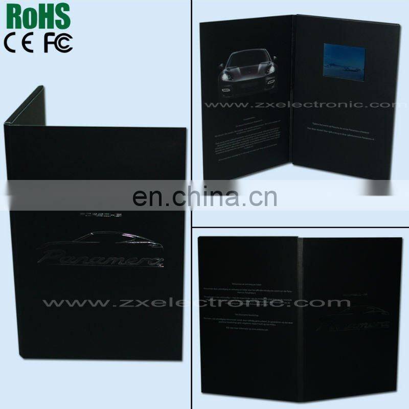 7 Inch Screen LCD Video Brochure Cards For Business and Advertising