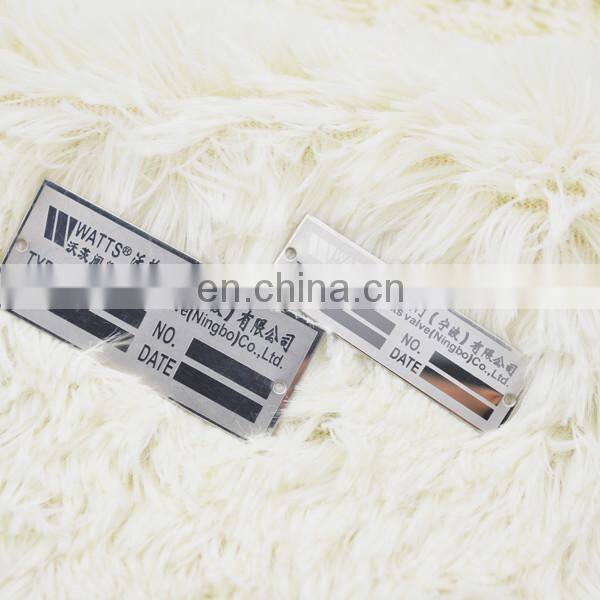 Colorful custom metal jewelry tags wholesale