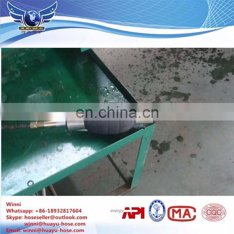steel inflatable two component polyurethane resin grout hole packer