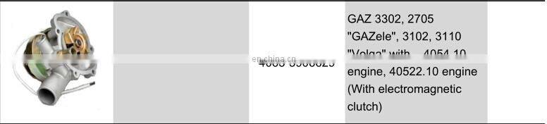 auto water pump 4211307010 for VOLGA / GAZEL high quality with lower price