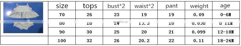 Kids ribbed Outfit Baby Girls Summer Clothing Set Solid Color Infant Vest Tops Tutu Shorts 2pcs Clothing for 0-24m