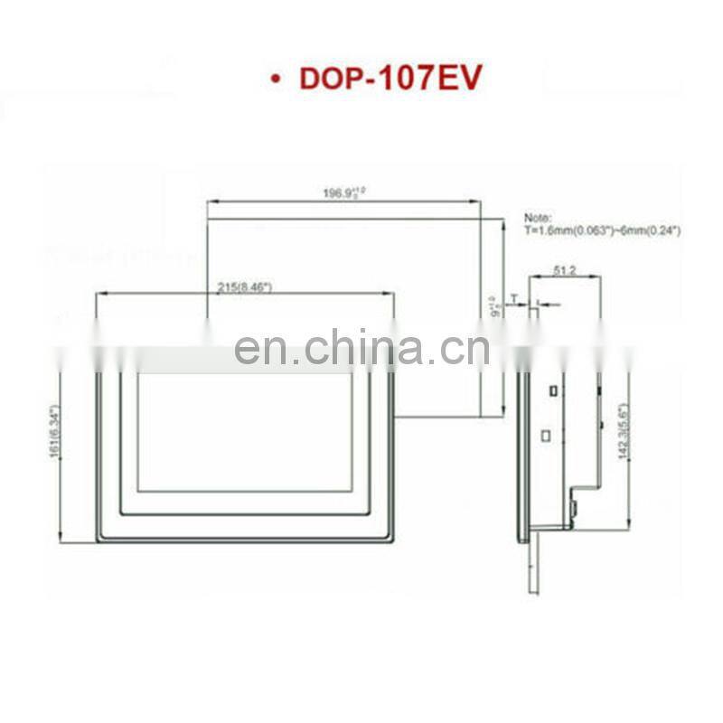 Hot sale New Delta HMI DOP-107EV 7 inch HMI replace DOP-B07E411/DOP-B07E415