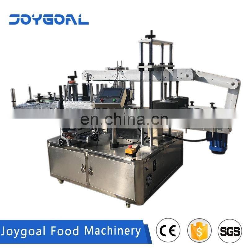 automatic round bottle and hexagon bottle labeling machine