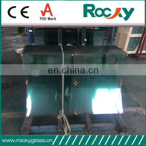 5mm 6mm 8mm curved laminated glass panels door freezer