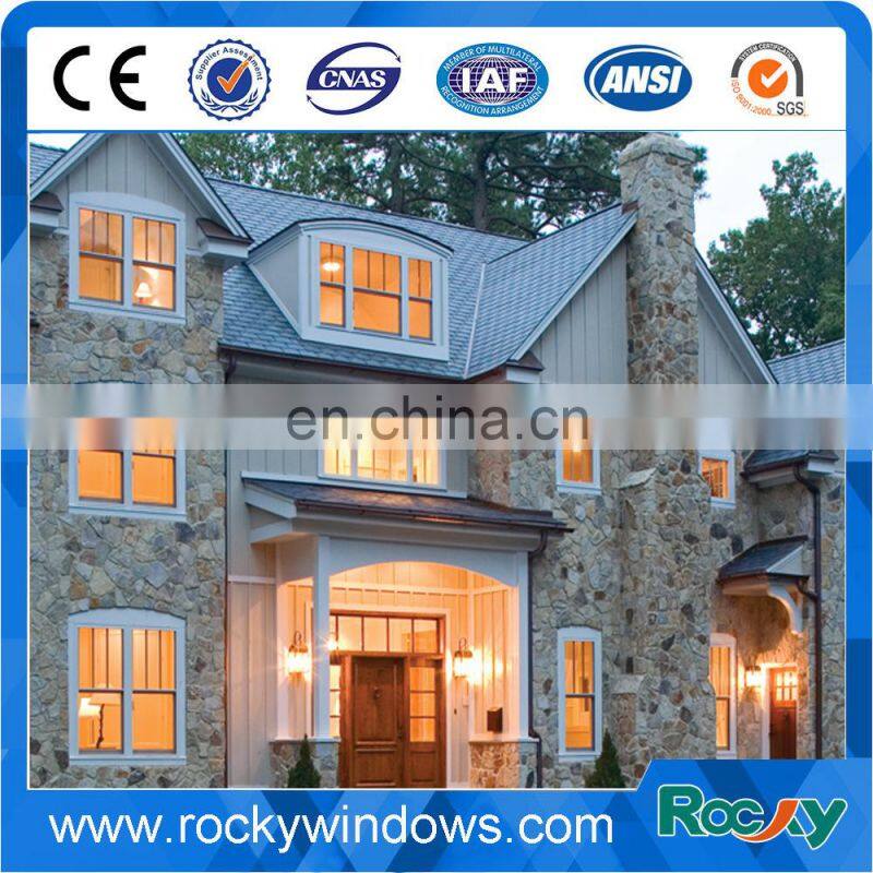 Aluminum frame tempered glass window