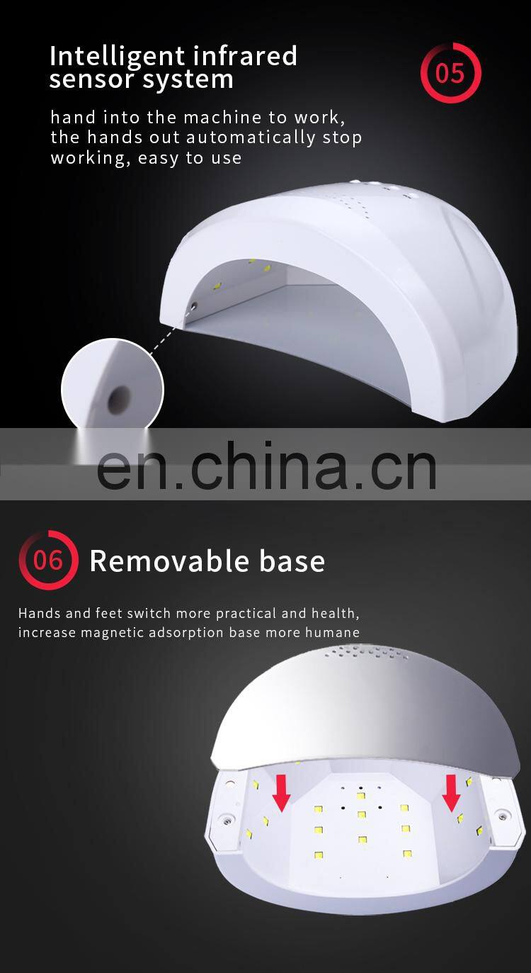 48w electric uv led nail lamp nail polish dryer