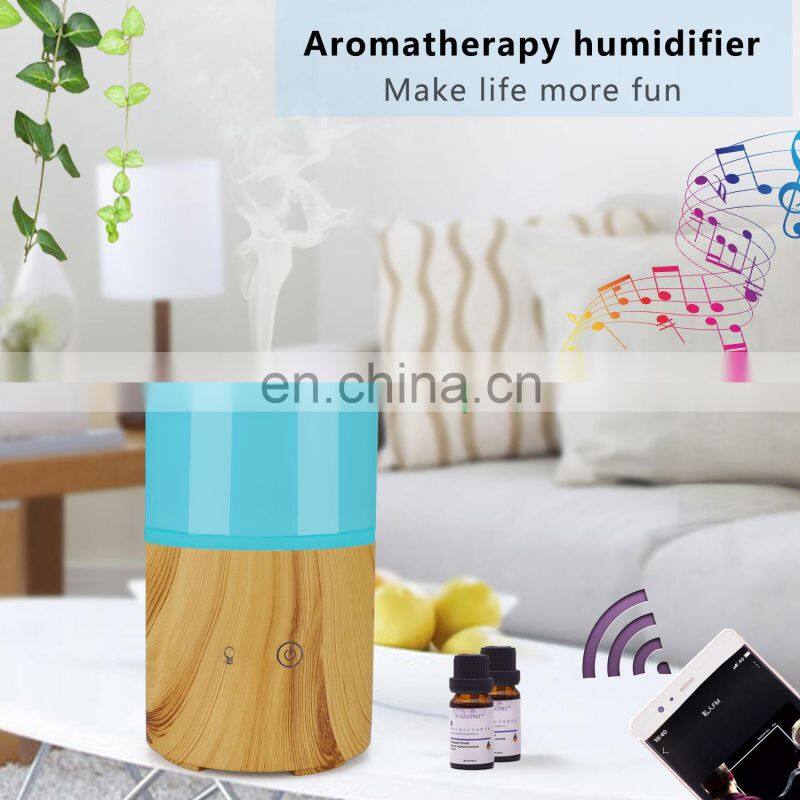 Factory price essential oil humidifier 200ml music aroma diffuser with bluetooth speaker for room