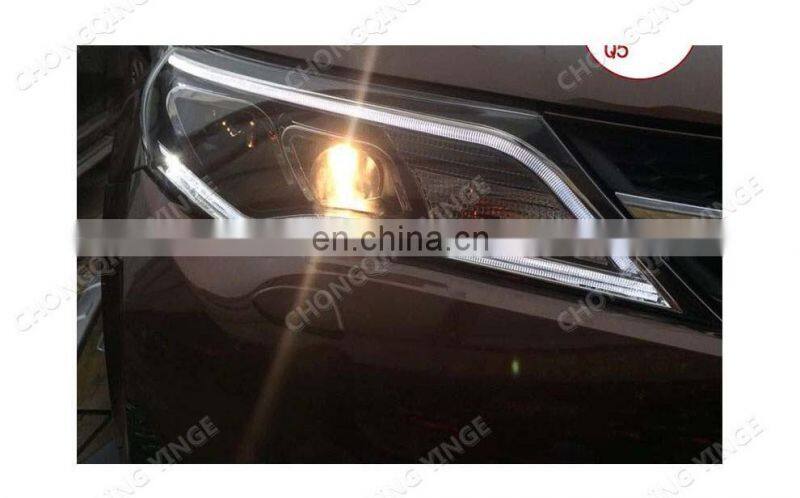 China Wholesale Strip DRL Led Bi-Xenon Headlight Assembly for Toyota RAV4