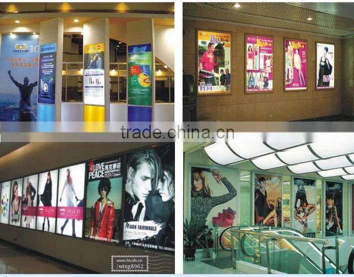 High resolution indoor backlit film for advertising D-0121