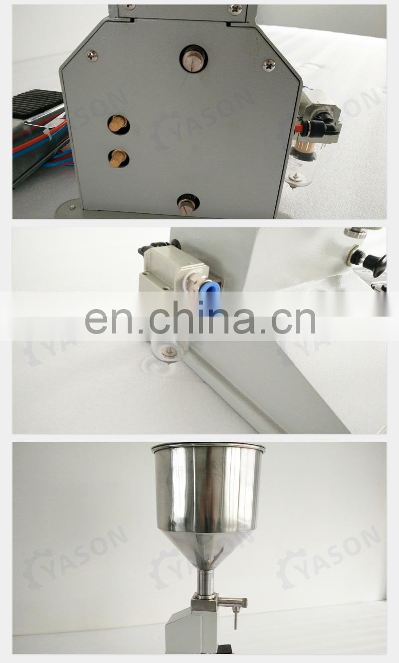 Cheap Small Pneumatic Filling Machine For Paste Skin Cream Oil