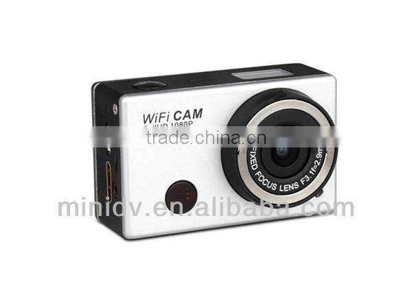 Full HD 1080P 30 Meters Underwater Sport Camera with Built-in WiFi For Remote Controlling By Android & IOS Smartphone