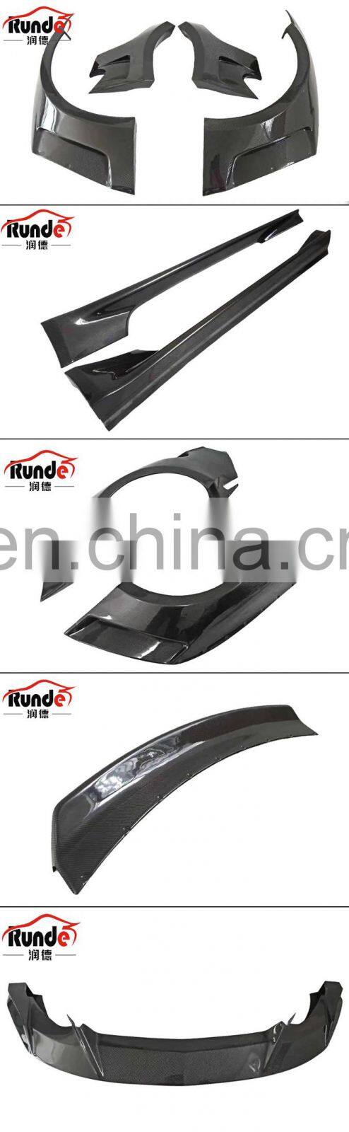 Runde Clinched Style Car Modification Imported Resin Wide Body Wheel Eyebrow Side Skirt Spoiler For 15-17 Ford Mustang Body Kit