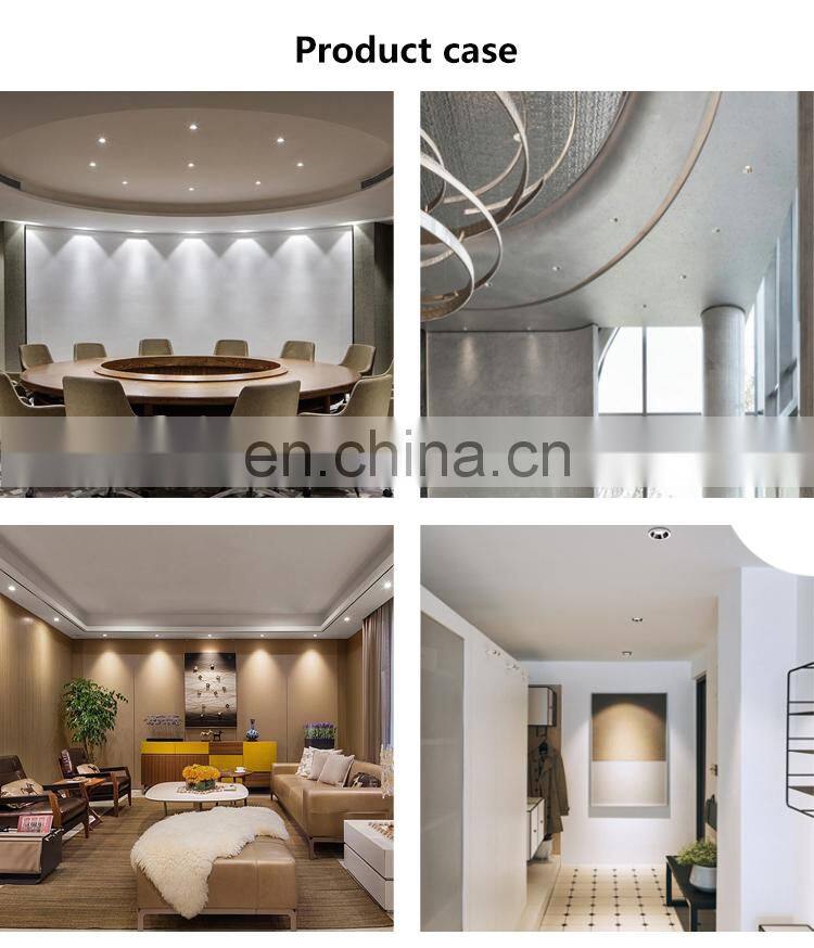 Tri Color Die Casting Aluminum Indoor Housing Office Recessed SMD2835 5Watt LED Downlight