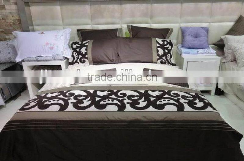 cotton embroidery duvet cover set