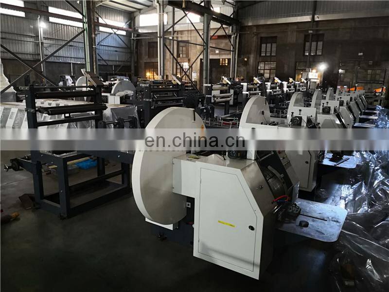 HD600E Roll fed mechanical kfc cookies snack small flat V Bottom fast Food Paper Bag forming making Machine