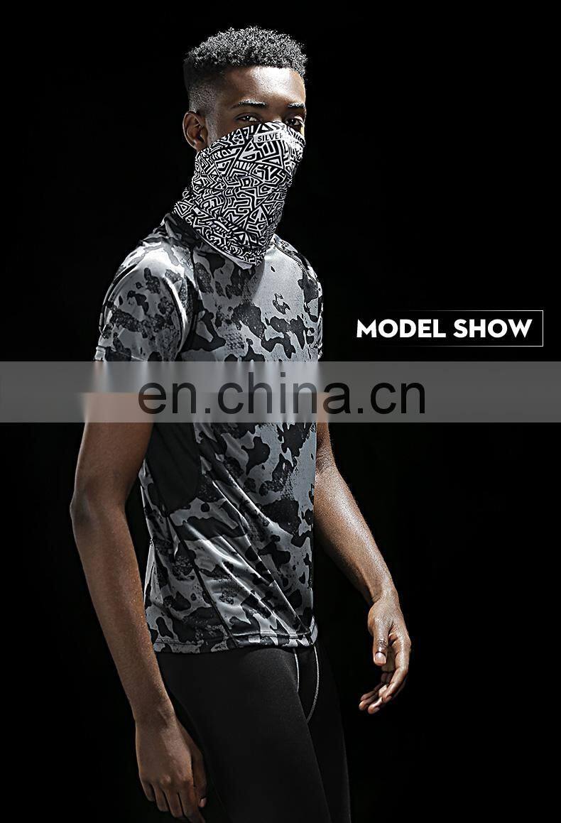 Summer outdoor sunscreen bib cover men's neck guard riding mask magic face towel thin ice silk anti-ultraviolet headscarf