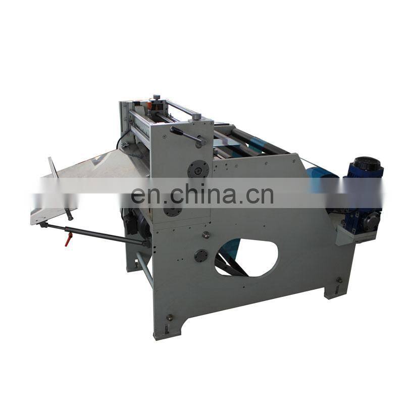 PET PVC PE PP film roll to sheet cutting machine