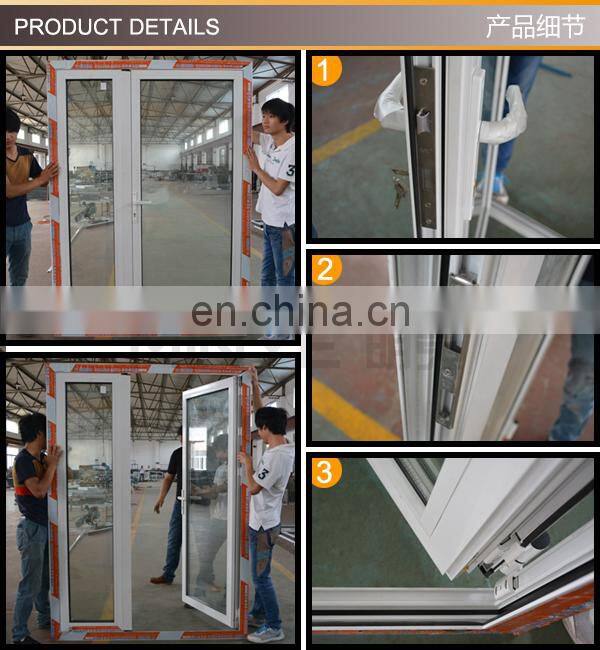 KFC design Automatic glass front shop door with door closer