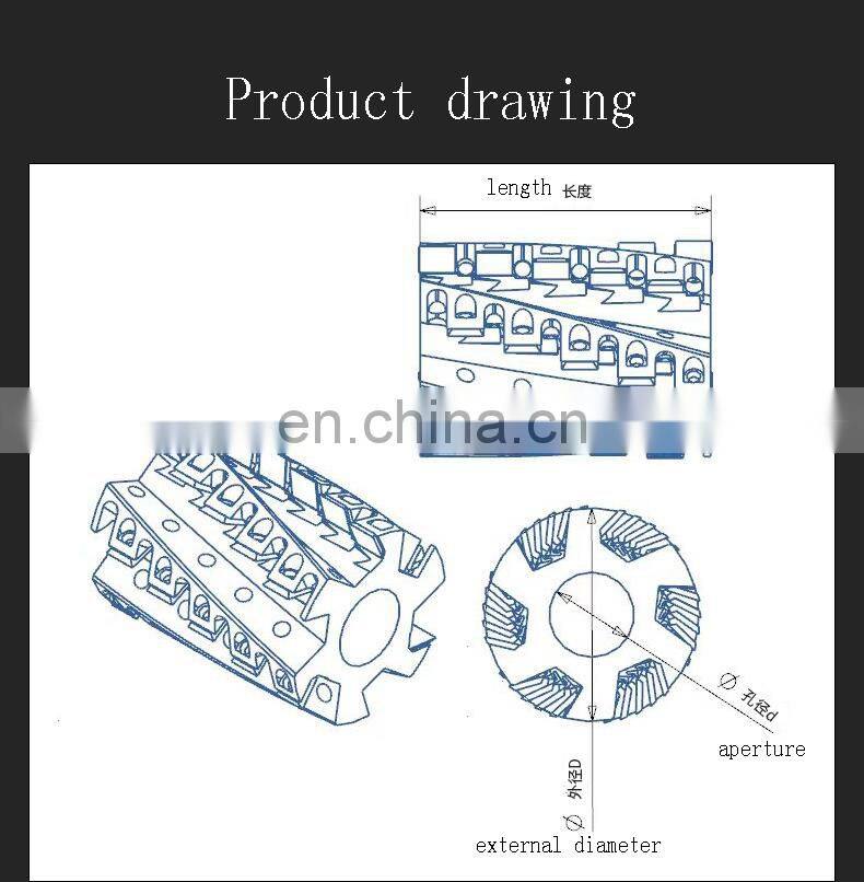 LIVTER Abandonment type spiral cutter head steel body overlord cutter head