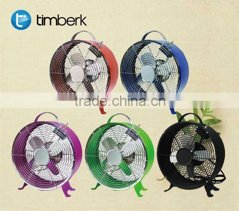 Small powerful decorative table fan