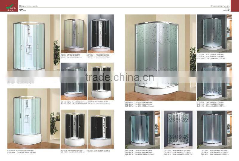 2014 classic ABS acrylic 4/5/6mm sliding shower enclosure