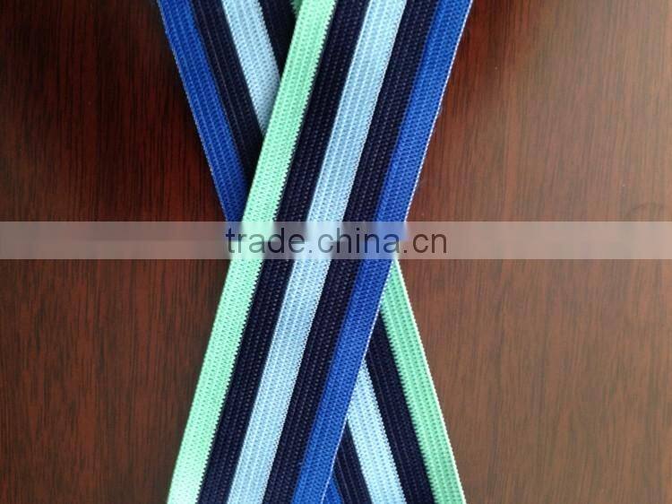 Wholesale custom striped elastic ribbon