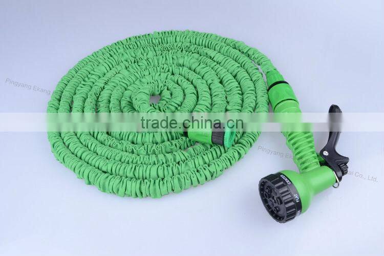 Expanding elastic garden watering hose