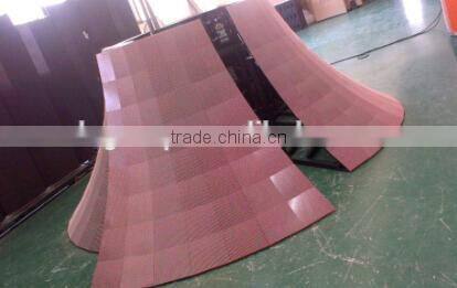 good kind Triangle background wall-P5 , LED display and DJ Booth