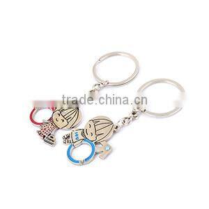 cute design couple boy girl keyrings key chains