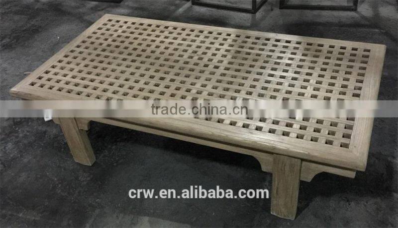 RE-1532 new design large shabby chic coffee tables