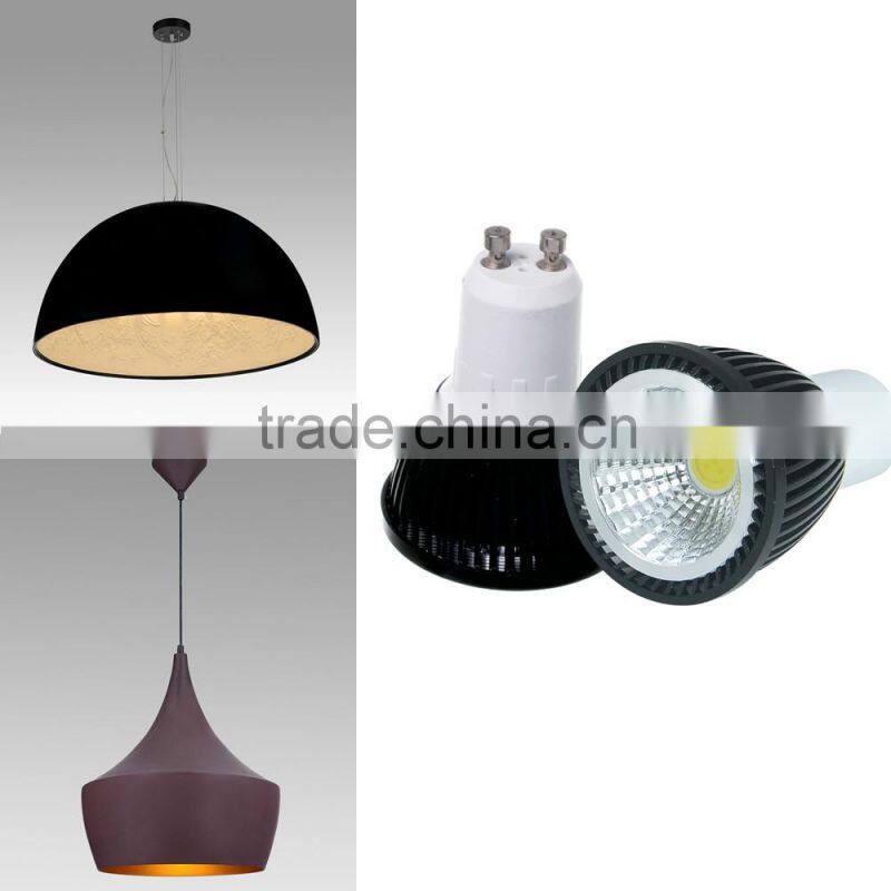 Factory Wholesale white case COB led down light GU5.3 GU10