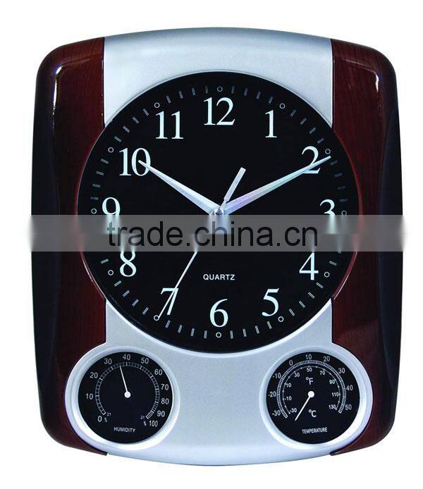 wall clocks with humidity temperature