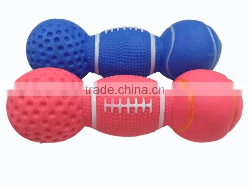 Vinyl squeaky dog toy teether puppy toy dog toy