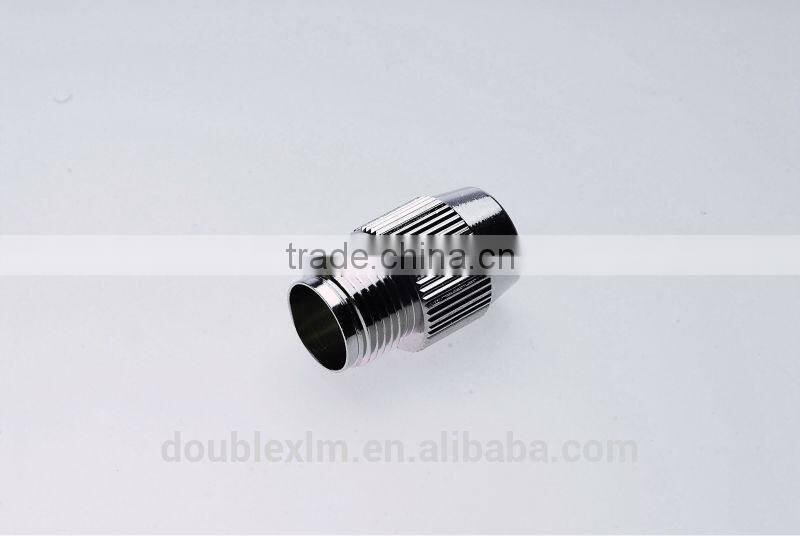 M11 CNC machining precision part male hexagon brass assemble connector screw